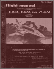 Lockheed C-140 A, B, VC-140 B Aircraft  Flight  Manual, - T.O. 1C-140A-1 - 1970
