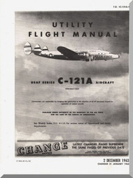 Lockheed C-121 A Aircraft Flight Manual, An 01-121A-1,  1963
