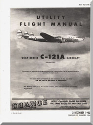 Lockheed C-121 A Aircraft Flight Manual, An 01-121A-1,  1963