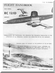 Lockheed RC-121 D   Aircraft Flight Handbook Manual 1C-121(R)D-1  1958