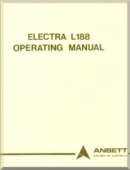 Lockheed L-188 Aircraft Operating Manual - Ansett Airlines - 1974
