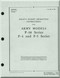 Lockheed P-38 F-4 F-5   Aircraft  Pilot's flight Operating instruction  Manual, T. O. 01-75F-1,  ,1942
