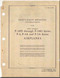 Lockheed P-38 D, G  F-4, F-4A  F-5 A   Aircraft  Pilot's Flight Operating Instruction  Manual, T. O. 01-75F-1,  ,1942