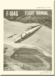 Lockheed F-104 G  Aircraft Partial Flight  Manual,  Lockheed Report 1-14404-1  1960