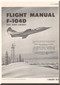 Lockheed F-104 D  Aircraft Flight  Manual,  T.O. 1F-104D-1,  1959