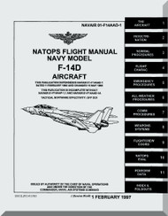 Grumman F-14 D Aircraft Flight Manual - 01-F14AAD-1 - 1997