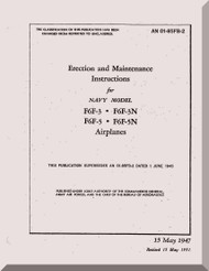Grumman F6F-3, -3N, -5, -5N  Erection and Maintenance Instruction  Manual AN  01-85FB-2, 1944