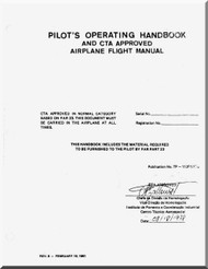 Embraer EMB-110 Aircraft Flight Operating Handbook Manual Volume 1