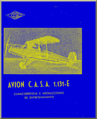  CASA 1.131 Jungmann / Bücker Bü 131 Aircraft Instruction Manual - ( Spanish Language )