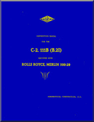 CASA C-2. 111B Aircraft Instruction Manual - ( Spanish Language )