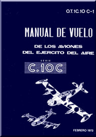 Hispano Aviácion HA 200  C-10C Saetta  Aircraft Flight Manual - ( Spanish Language )