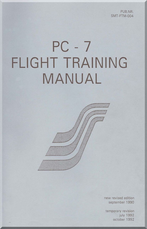 Pilatus PC-7 Aircraft Flight Training Manual - ( English Language )  (