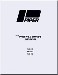 Piper Aircraft  Pa-36-285, -300, 375    Pawnee Illustrated Parts Manual 