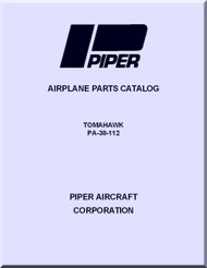 Piper Aircraft PA-38-112 Tomahawk  Airplane Illustrated Parts Catalog  Manual