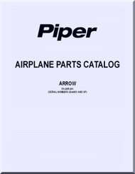 Piper Aircraft   Pa-28 R-201 Arrow  Aircraft Illustrated Parts Catalog  Manual