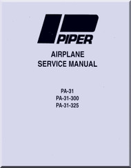 Piper Aircraft   Pa-31 -300 -325  Aircraft Service Manual