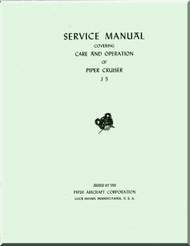 Piper Aircraft J-5 Service Manual ,  1943