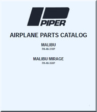 Piper Aircraft   Pa-310P Pa-46-350P Malibu Mirage   Aircraft Illustrated Parts Catalog Manual