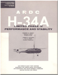 Sikorsky H-34 A  Helicopter  Performance and Stability Manual -  ARDC Report