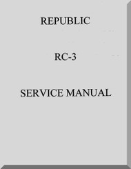 Republic RC-3 Seabee Aircraft Service   Manual  - 1947 
