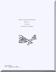 Republic UC-1 Twinbee Aircraft Flight  Manual - 1969 - 