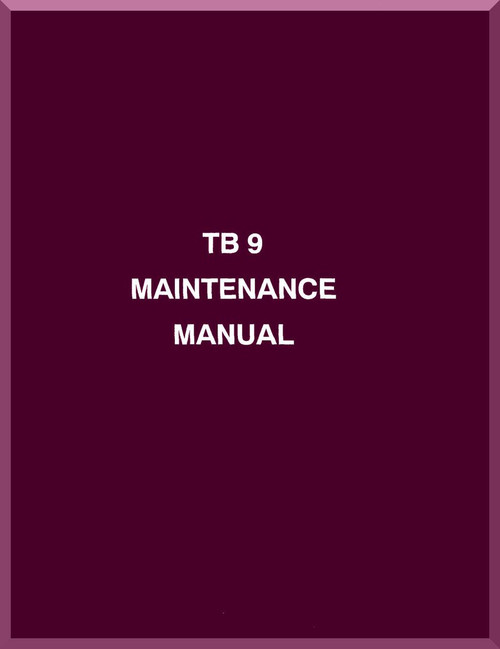 SOCATA TB-9 Aircraft Maintenance Manual