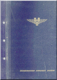 Sud Aviation Caravelle  III Aircraft SAS Airlines Flight Manual 