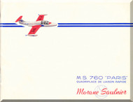 Morane Saulnier MS-760 Aircraft Technical  Brochure Manual ( French Language ) 