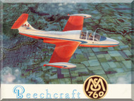 Beechcraft  Morane Saulnier MS-760 Aircraft Technical  Brochure Manual ( French Language ) 
