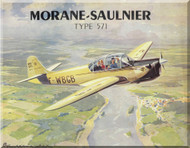Morane Saulnier MS-571  Aircraft Technial Brochure  Manual - 