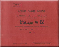 Dassault Mirage III  E E Aircraft  Description  Manual   Manual Del Piloto  , Texto, Text Spanish  Language