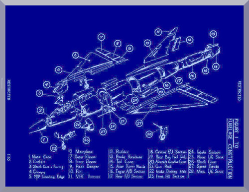 assault Mirage III  Aircraft  Airframe Training  Manual - A222998 Hunter JW , ( English Language )