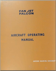Dassault  Falcon Fan Jet   Aircraft Aircraft Operating  Manual , ( English Language )