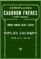 Caudron G.3. Aircraft Technical  Manual