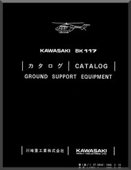 MBB /Kawasaki BK 117 Helicopter Ground Support Manual , ( English and Japanese Language )