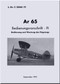 Arado AR.65 Aircraft Operating Manual , D(Luft) T 2065/Fl, Bedienungsvorschrift 1941, (German Language )