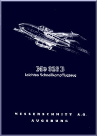 Messerschmitt Me-328B  Aircraft  Technical  Manual ,    (German Language ) -  Leichteis Schnellkapfflugzeug