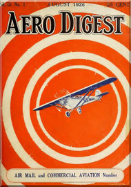 Aero Digest  Aircraft Aviation Magazines August 1926