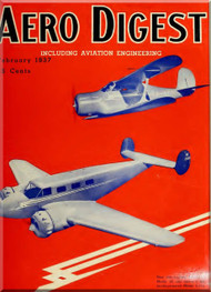 Aero Digest  Aircraft Aviation Magazines February 1937