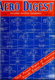Aero Digest  Aircraft Aviation Magazines March 1937 