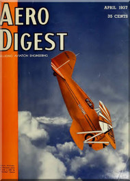 Aero Digest  Aircraft Aviation Magazines April 1937 