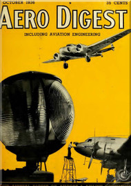 Aero Digest  Aircraft Aviation Magazines October  1936