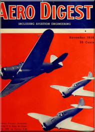 Aero Digest  Aircraft Aviation Magazines November 1936