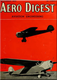 Aero Digest  Aircraft Aviation Magazines November 1935