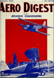 Aero Digest  Aircraft Aviation Magazines February  1935