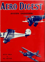 Aero Digest  Aircraft Aviation Magazines July 1934 