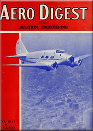 Aero Digest  Aircraft Aviation Magazines June 1934