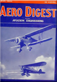 Aero Digest  Aircraft Aviation Magazines May 1934