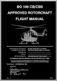 MBB  Messerschmitt - Bolkow - Blohm  BO 105 CB / CBS  Flight Manual 