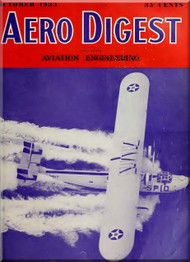 Aero Digest  Aircraft Aviation Magazines October 1933 
